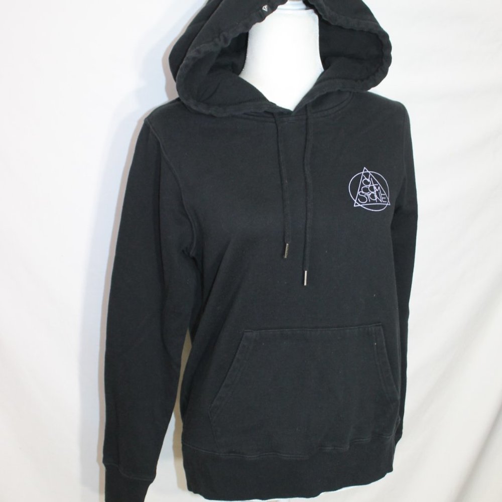 Volcom Black Hoodie Size Small "Volcom Stone" Log… - image 8
